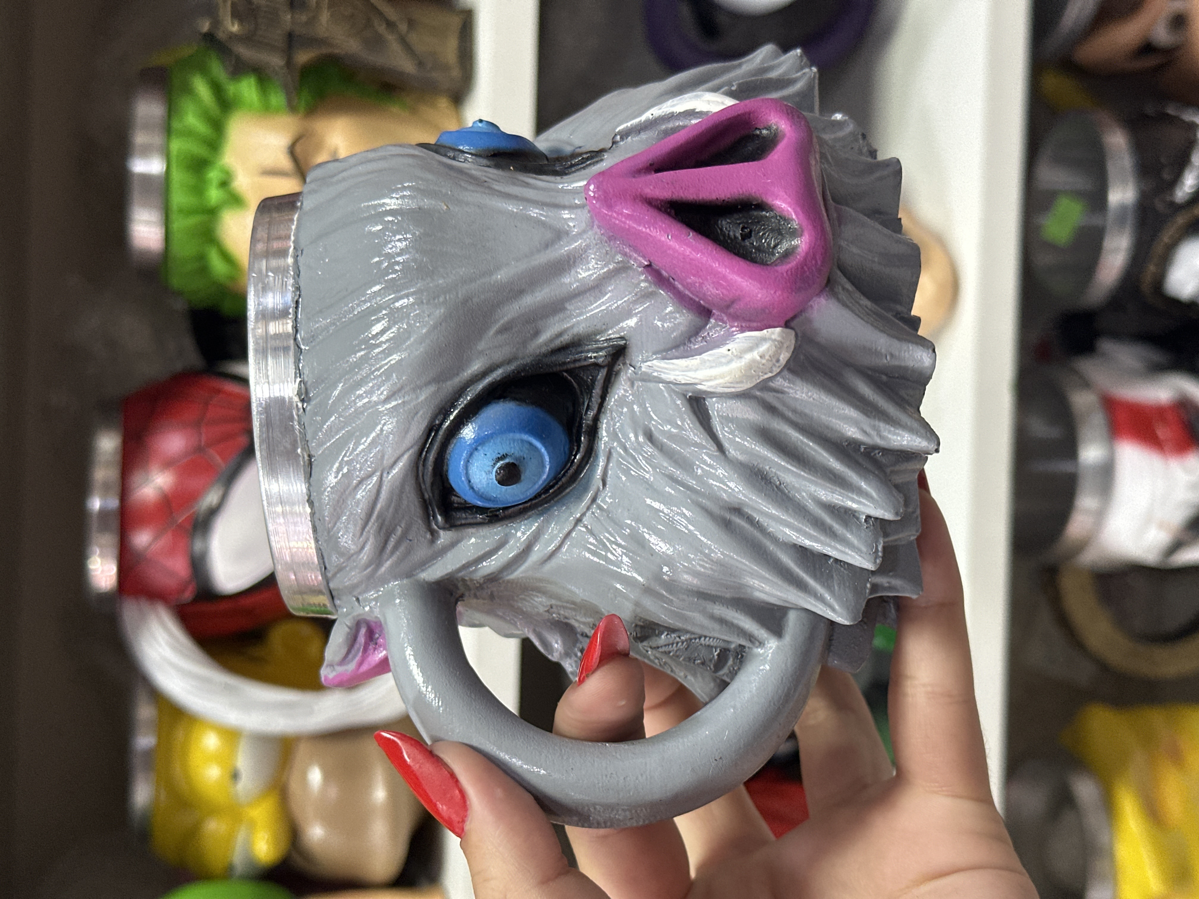 Caneca 3D do Inosuke Hashibira