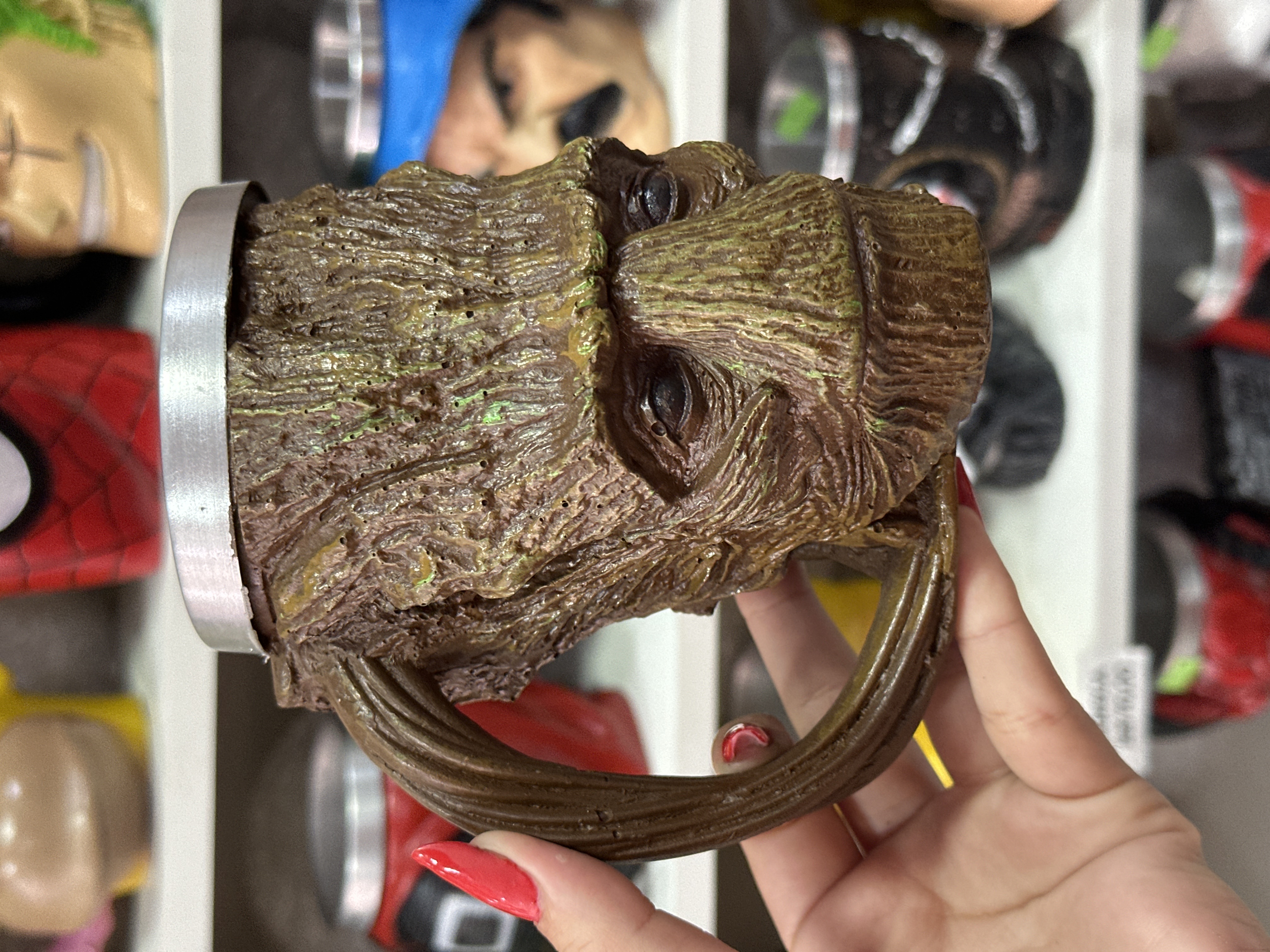 Caneca 3D Groot Guardiões da Galáxia