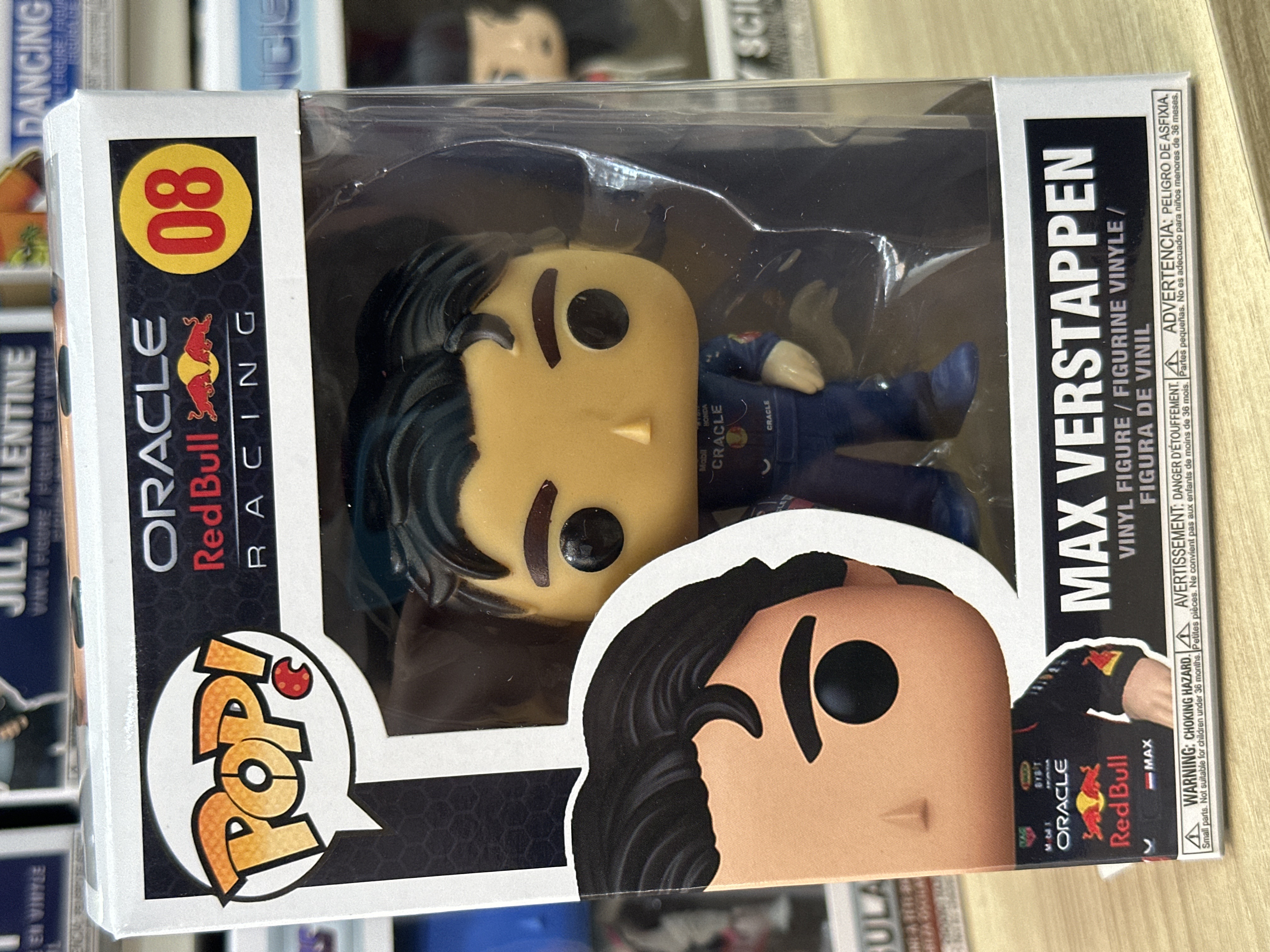 Funko Pop Max Verstappen Red Bull Racing 08