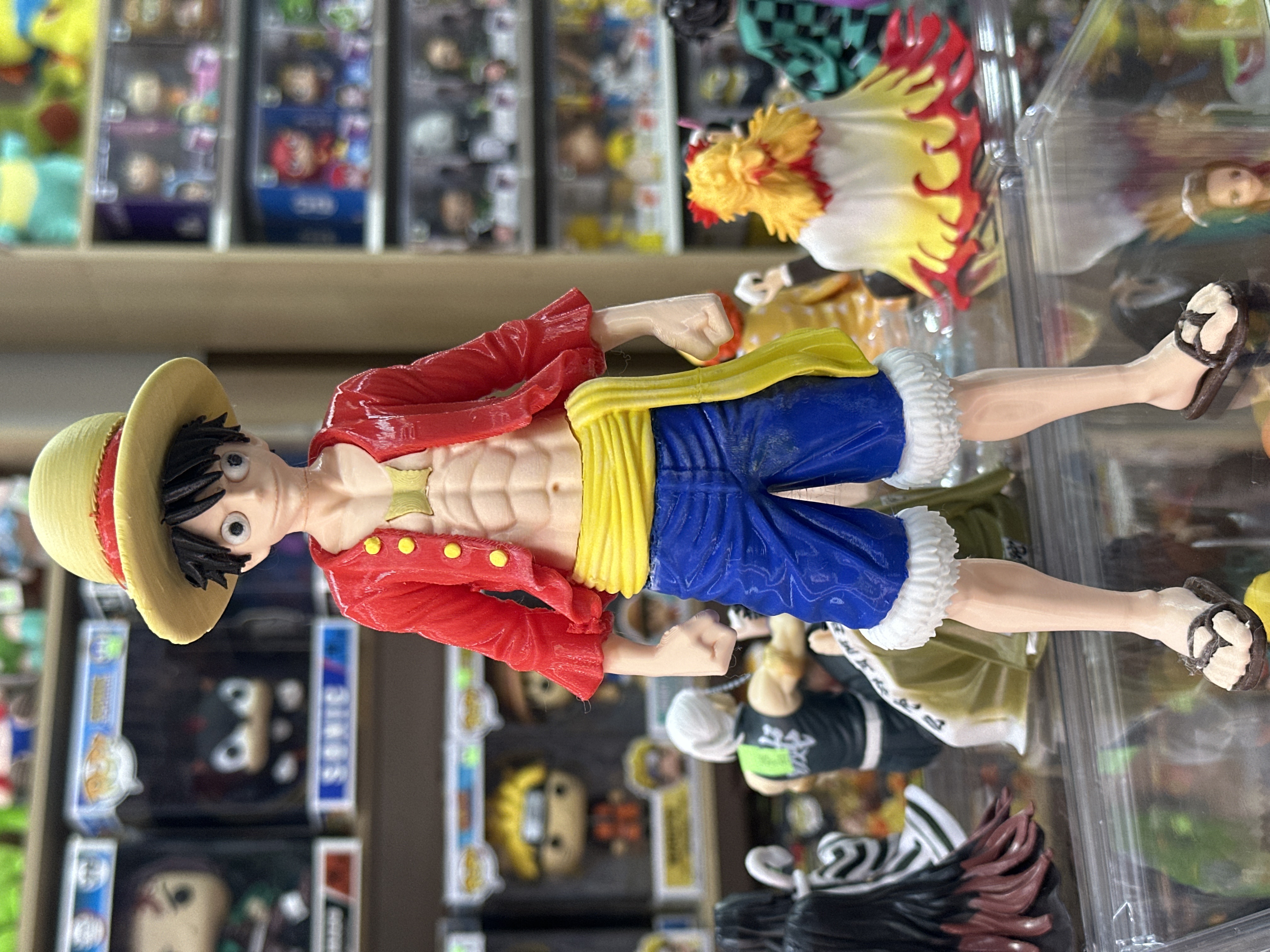 3D Colecionável Luffy One Piece