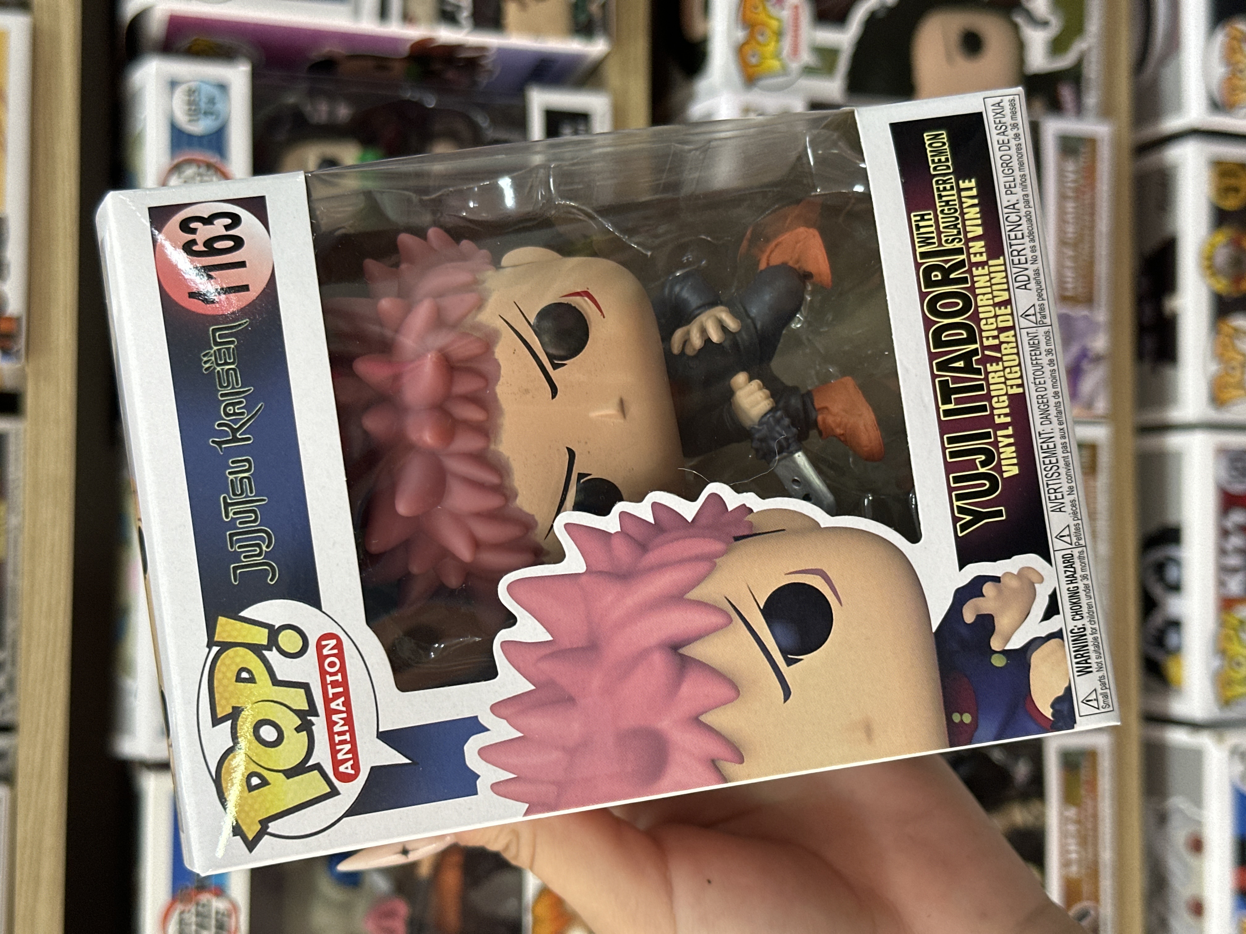 Funko Pop! Yuji Itadori com Sukuna - Jujutsu Kaisen #163